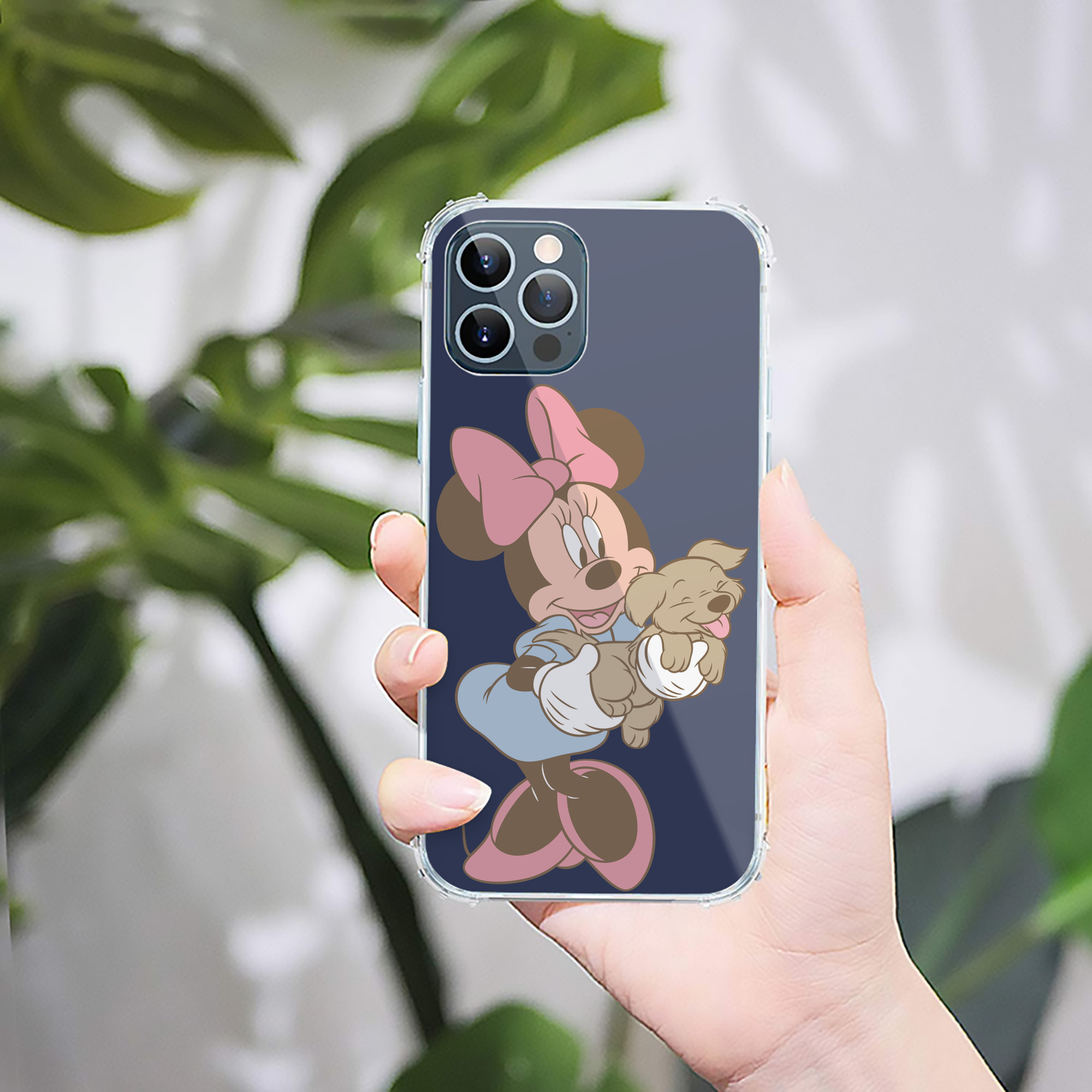 （画像用） ミッキーマウス Mickey Mouse 【iPhone 12シリーズ対応】透明スマホケース（クリアソフトケース）